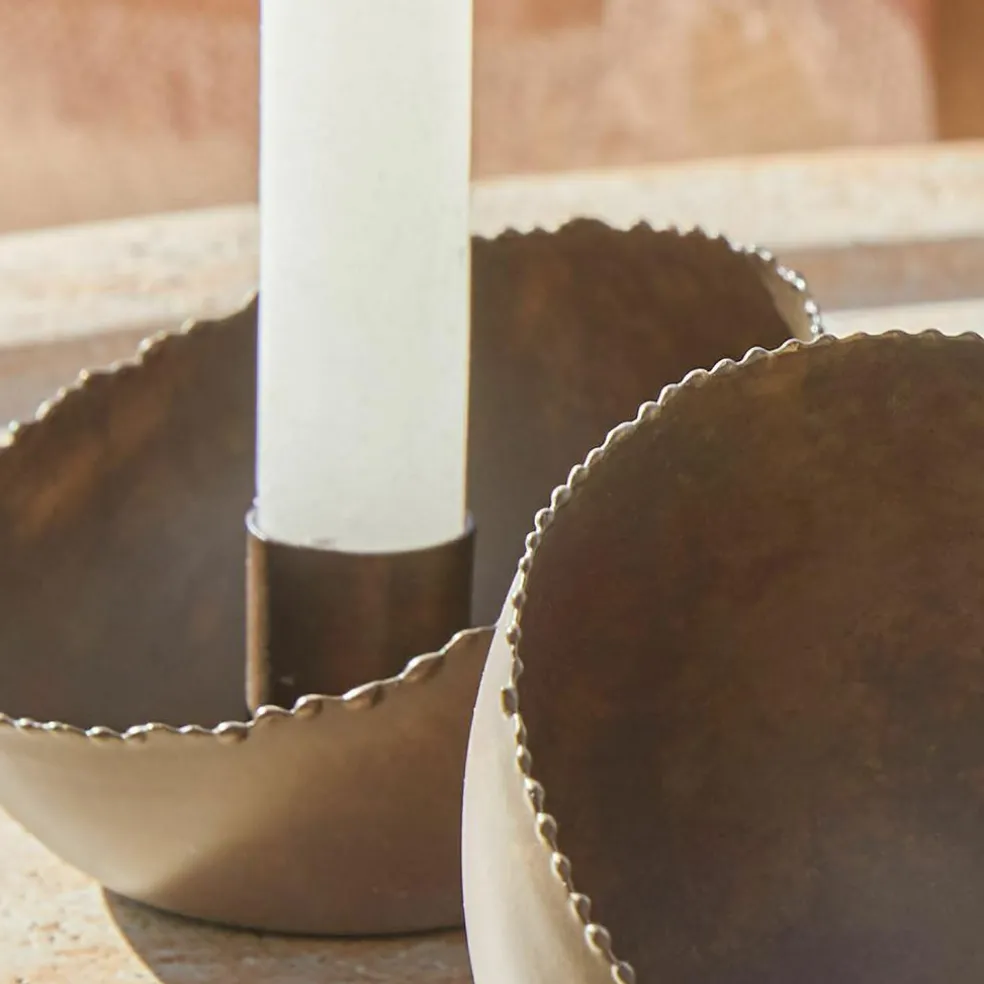 Lot de 3 bougeoirs Vignoux