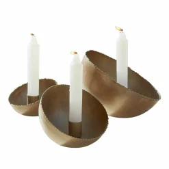 Lot de 3 bougeoirs Vignoux