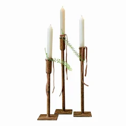 Lot de 3 bougeoirs Viverto