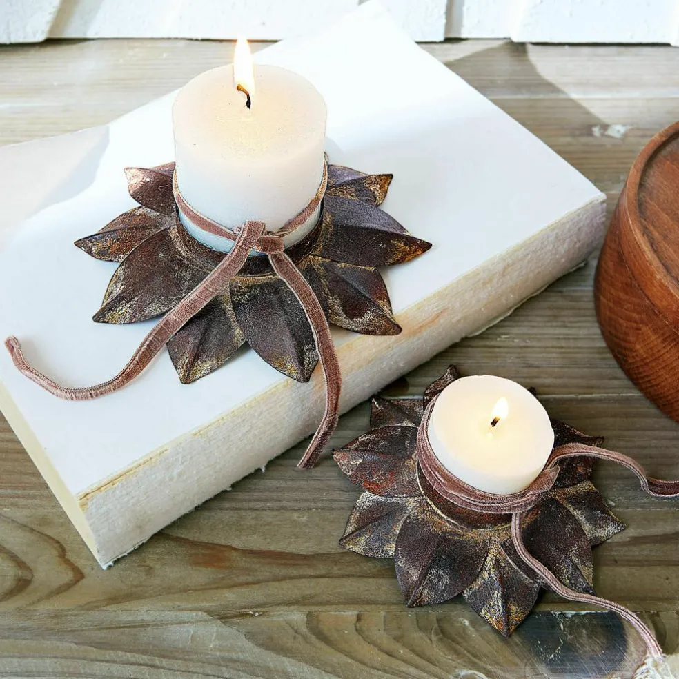 Lot de 2 bougeoirs Viverto