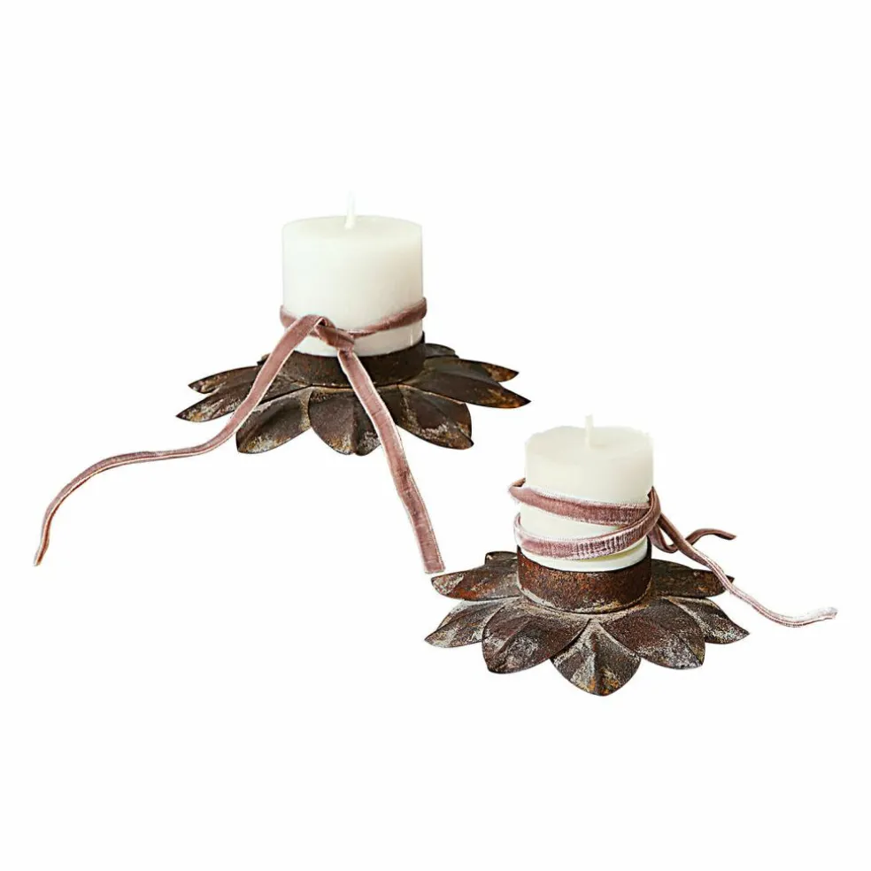 Lot de 2 bougeoirs Viverto