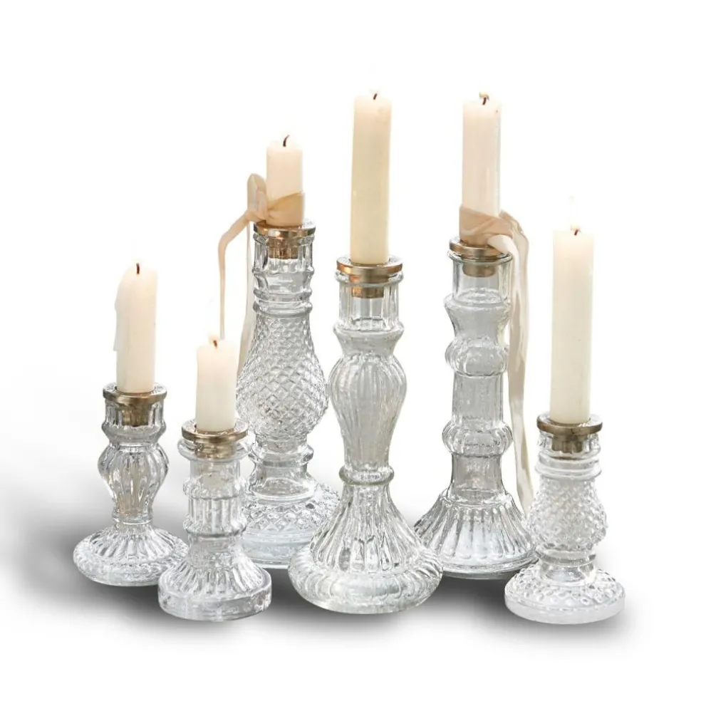 Lot de 6 bougeoirs Youna