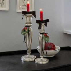 Lot de 2 bougeoirs Zahfira