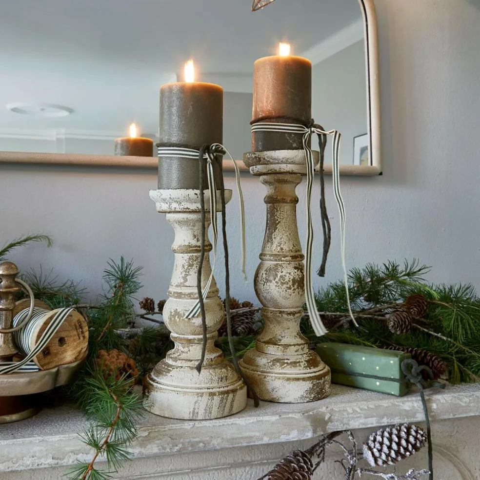 Lot de 2 bougeoirs Zulemas