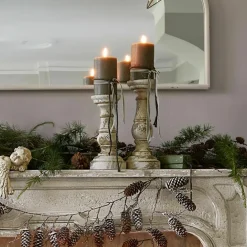 Lot de 2 bougeoirs Zulemas