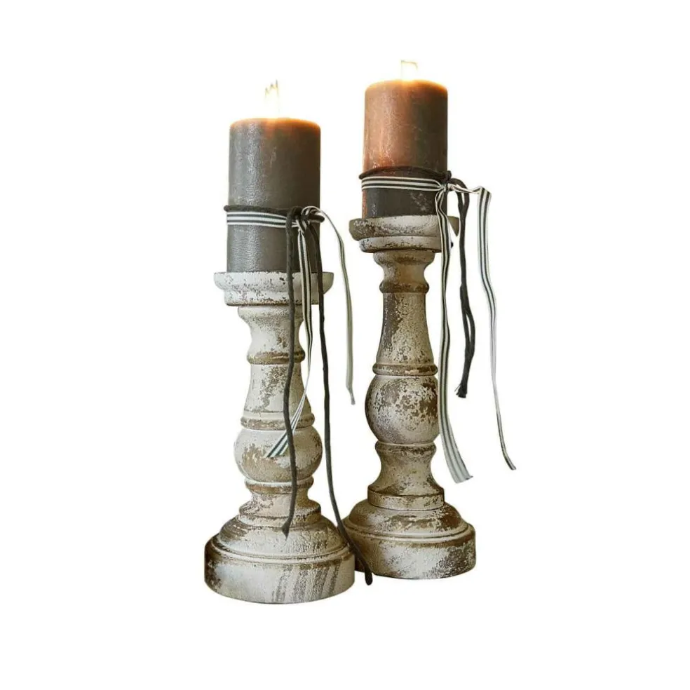 Lot de 2 bougeoirs Zulemas