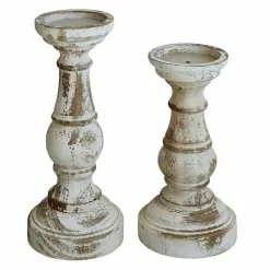 Lot de 2 bougeoirs Zulemas