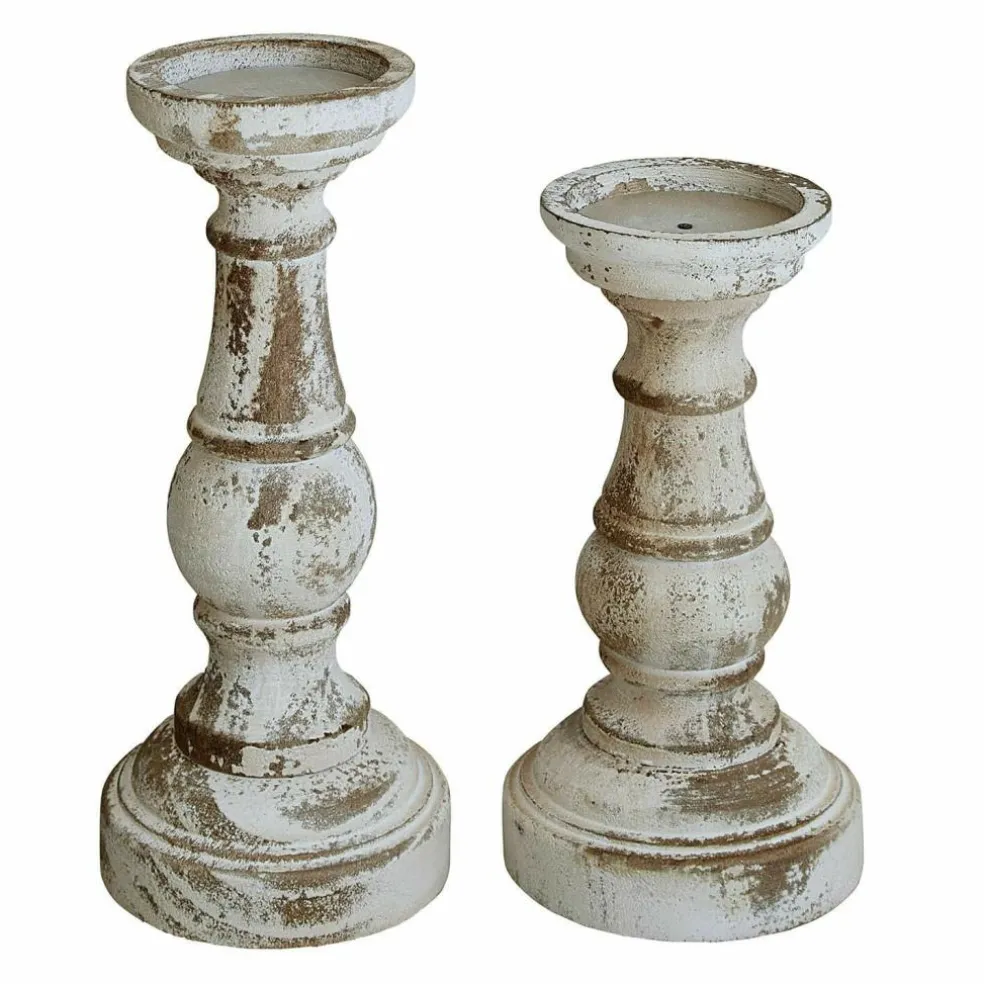 Lot de 2 bougeoirs Zulemas