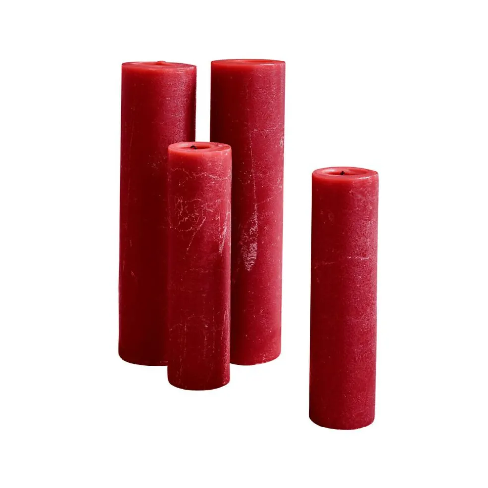 Lot de 4 bougies Avinal