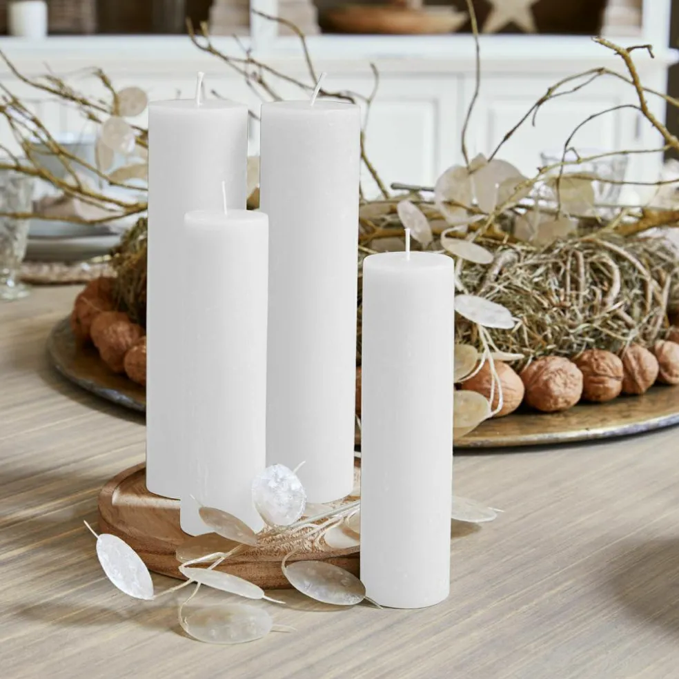 Lot de 4 bougies Avinal