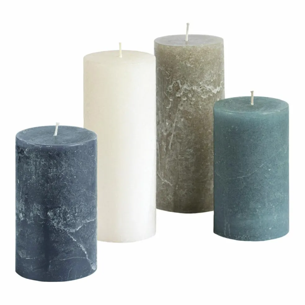 Lot de 4 bougies Berekua