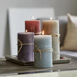 Lot de 4 bougies Berekua