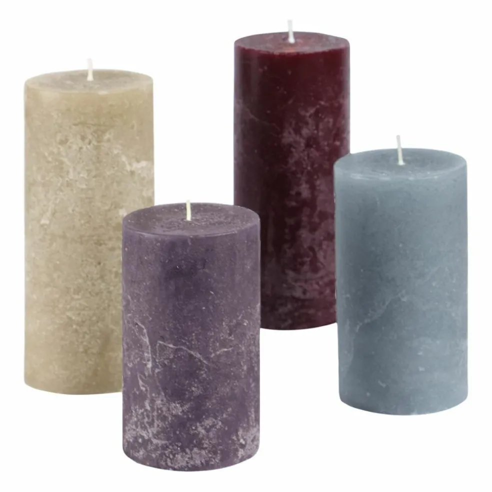Lot de 4 bougies Berekua