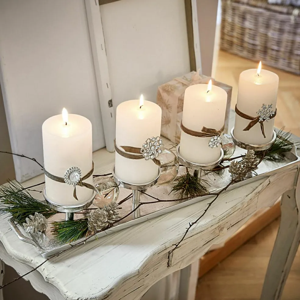 Lot de 4 bougies Braga