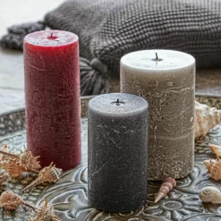 Lot de 3 bougies Pretin