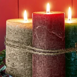 Lot de 3 bougies Salis