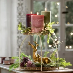 Lot de 3 bougies Salis