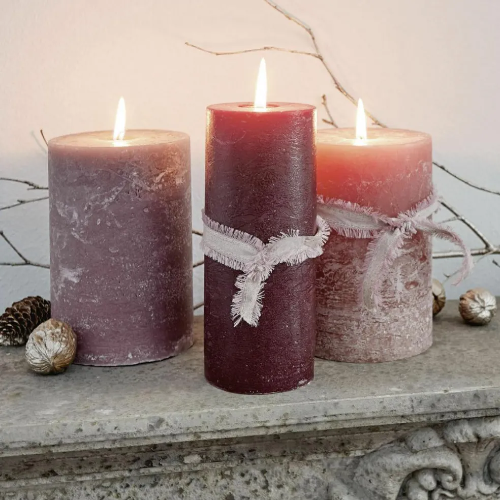 Lot de 3 bougies Salis