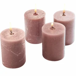 Lot de 4 bougies Virrans