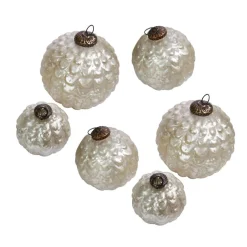Lot de 6 boules de Noël Domara