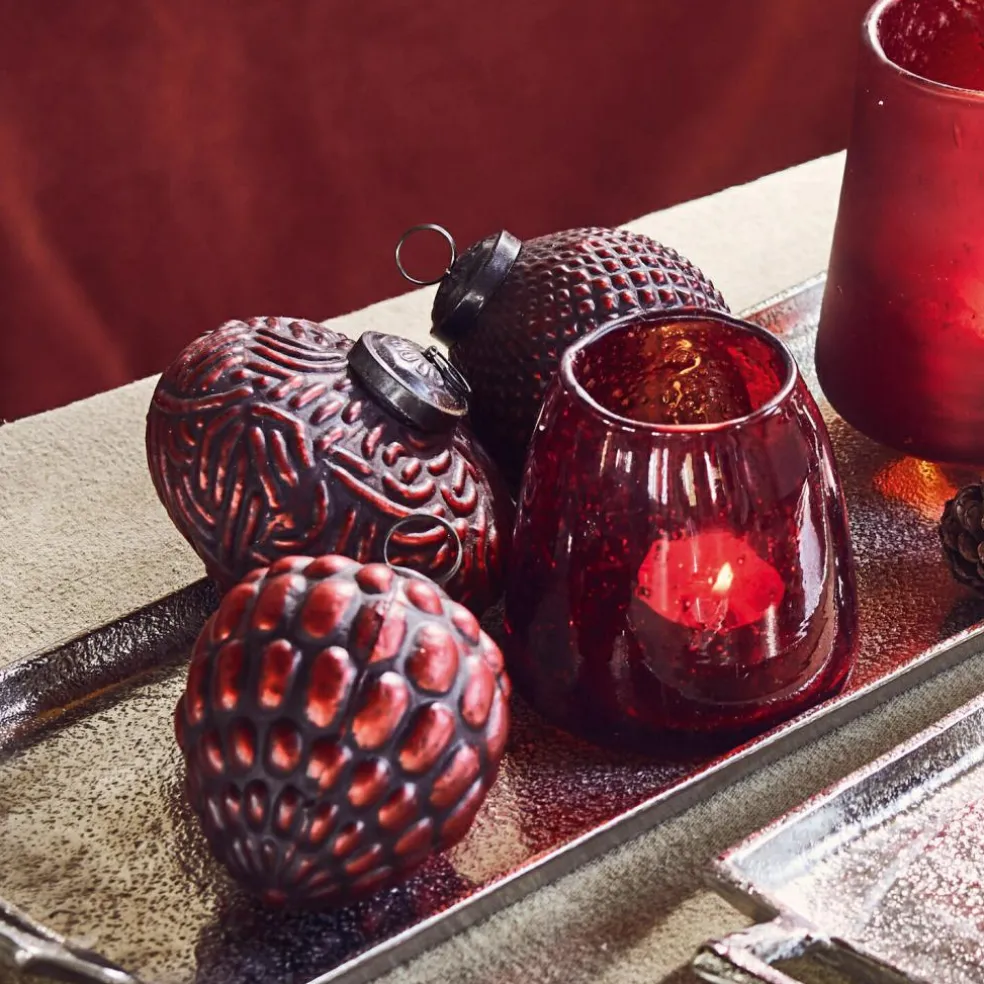 Lot de 4 boules de Noël Meyen