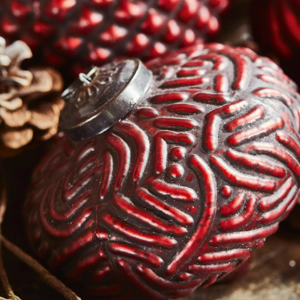 Lot de 4 boules de Noël Meyen