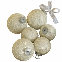 Lot de 6 boules de Noël Shariz