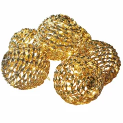 Lot de 6 boules lumineuses à LED Serivane