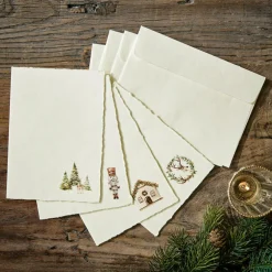 Lot de 4 cartes de vœux Lorandis