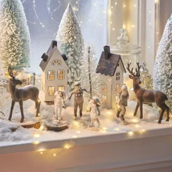 Lot de 2 cerfs décoratifs Cagny