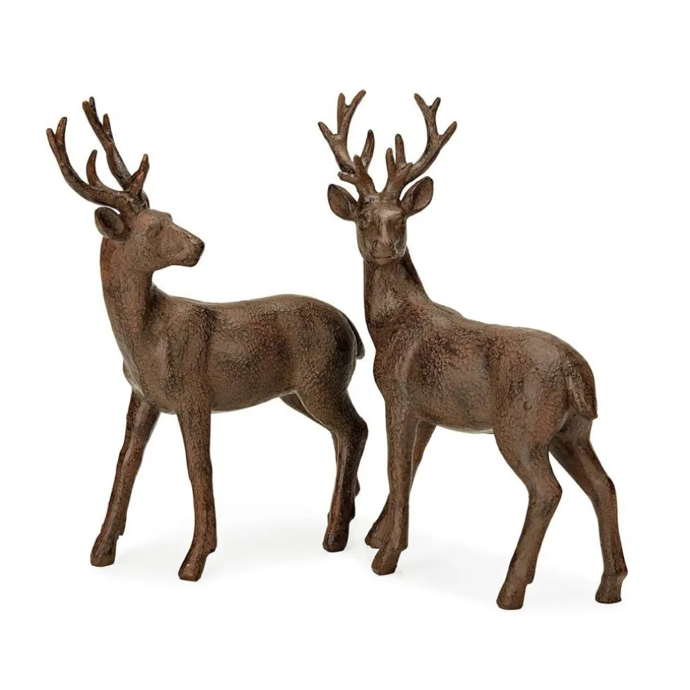 Lot de 2 cerfs décoratifs Cagny