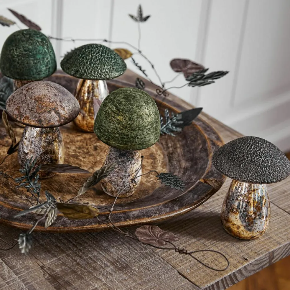 Lot de 5 champignons décoratifs Grana