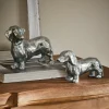 Lot de 2 chiens décoratifs Calwen