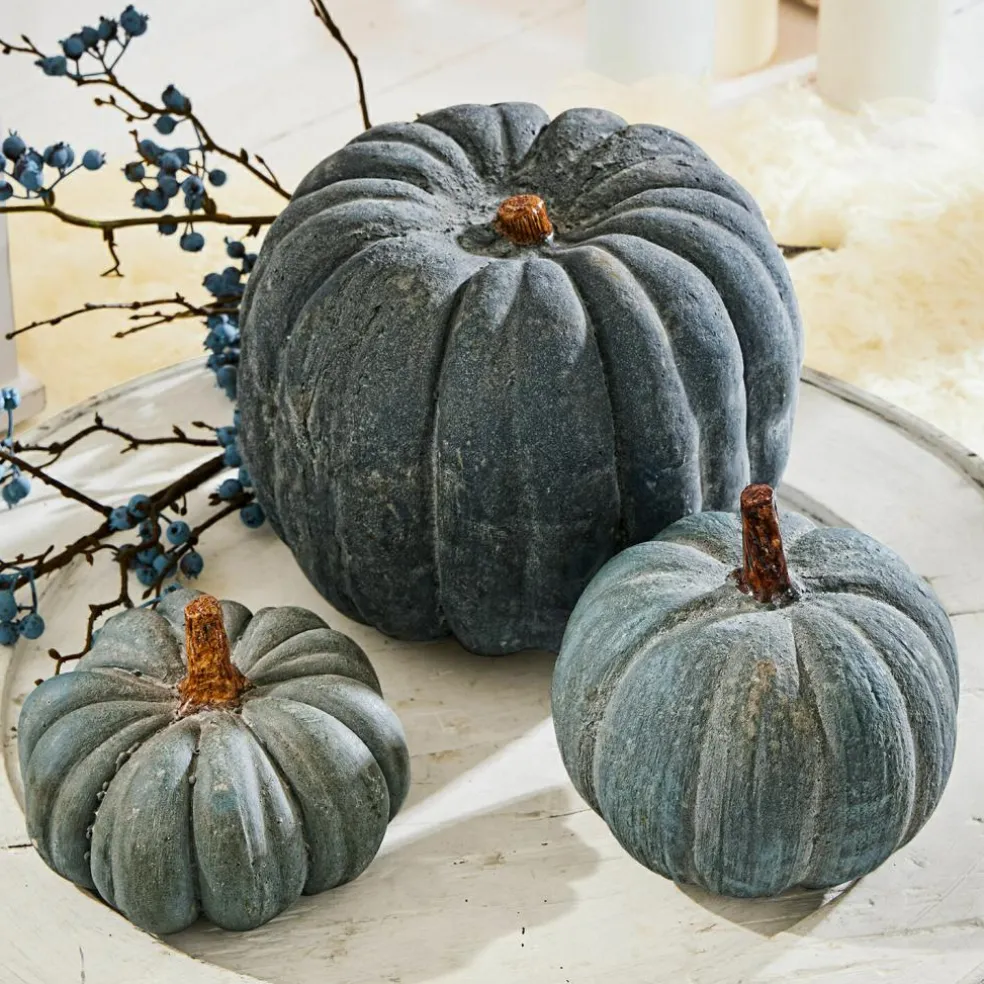 Lot de 3 citrouilles Pumpkin