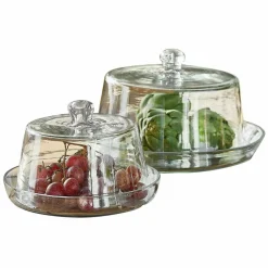 Lot de 2 cloches à gâteau Fixole