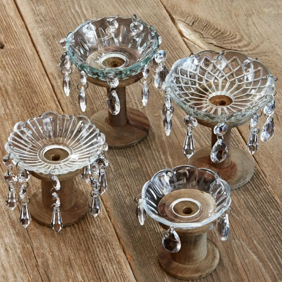 Lot de 4 coupelles à bougies Pontarion