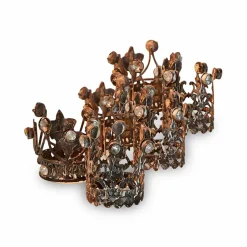 Lot de 6 couronnes décoratives Margareta