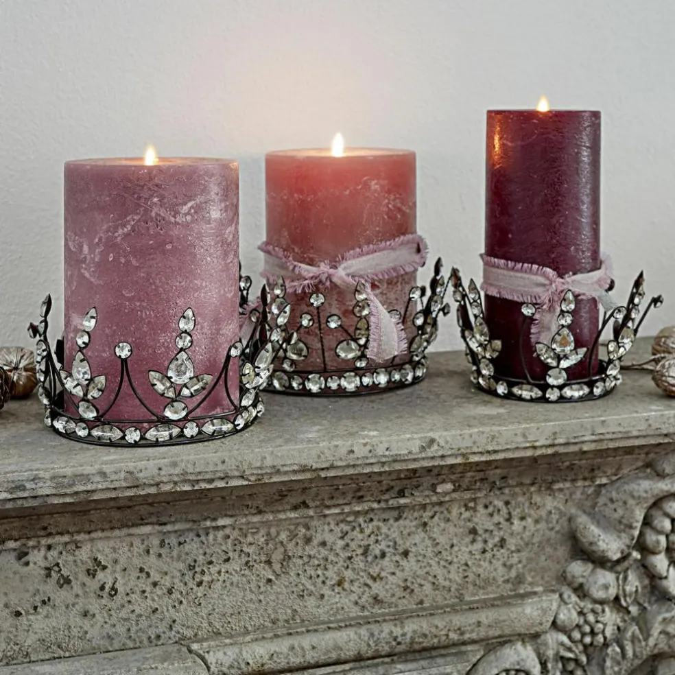 Lot de 3 couronnes décoratives Bigas