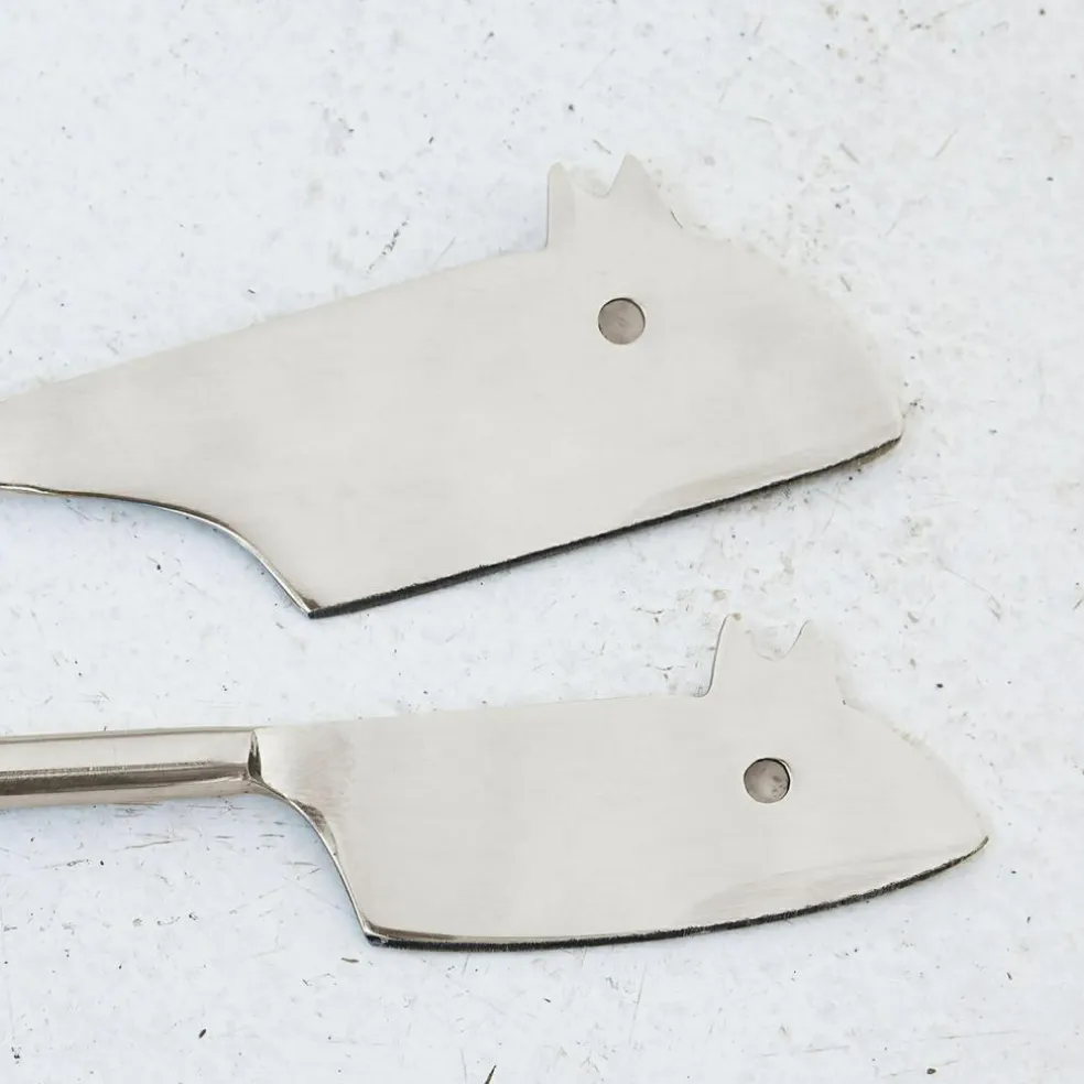 Lot de 2 couteaux à fromage Hadley