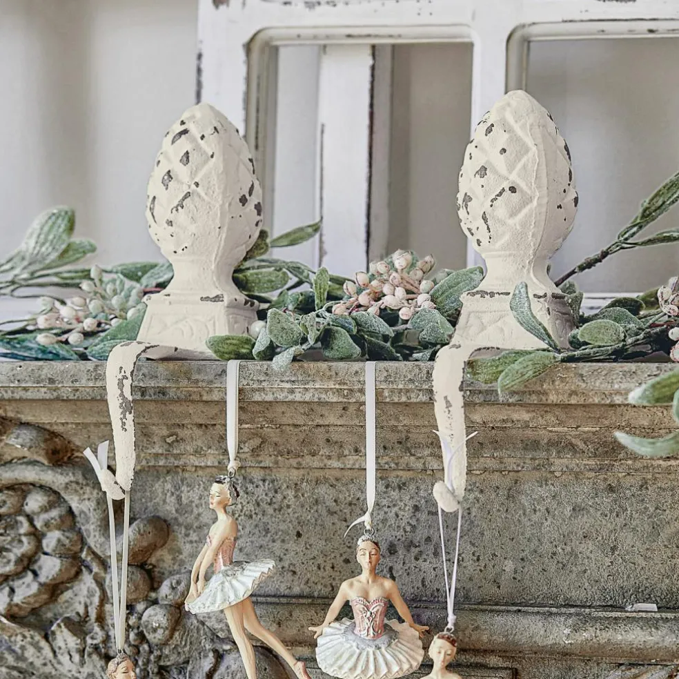 Lot de 2 crochets pomme de pin Lucielle