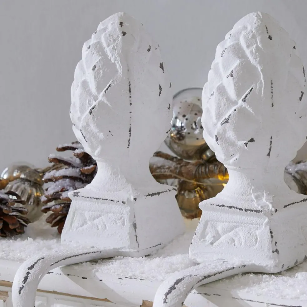 Lot de 2 crochets pomme de pin Lucielle