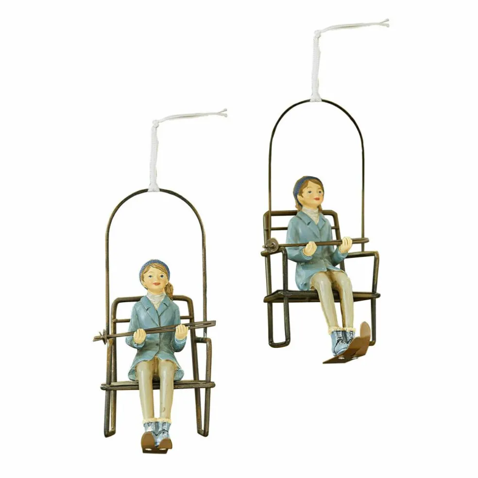 Lot de 2 décorations à suspendre Herveline