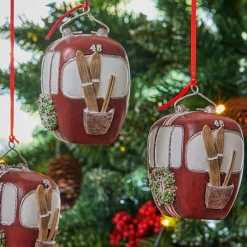 Lot de 4 décorations à suspendre Barnes