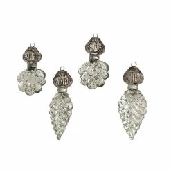 Lot de 4 décorations à suspendre Géraudet