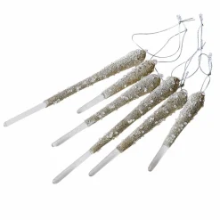 Lot de 6 décorations à suspendre Roussac