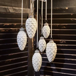 Lot de 6 décorations de Noël Éva