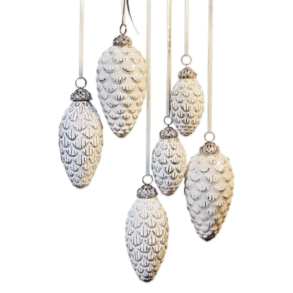 Lot de 6 décorations de Noël Éva