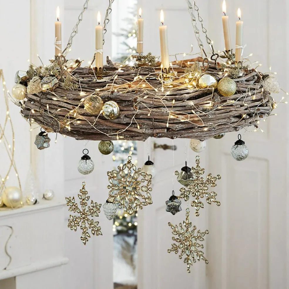 Lot de 4 décorations de Noël Gaillon