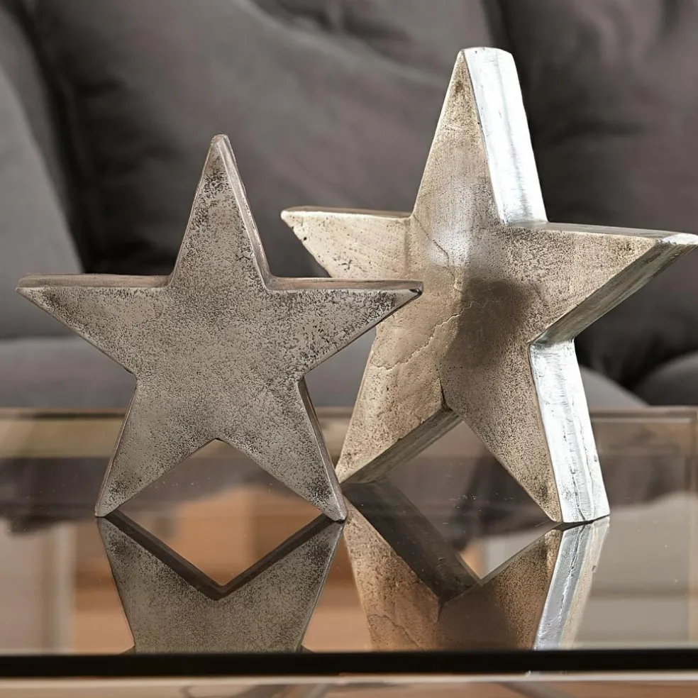 Lot de 2 décorations en forme d'étoile Big Star