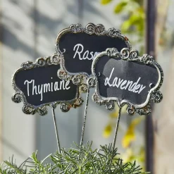 Lot de 3 décorations pour plantes Trevalin